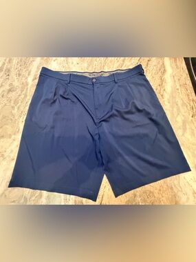 Pro Tour Golf Shorts Mens 44 Blue Performance Stretch Big & Tall Casual